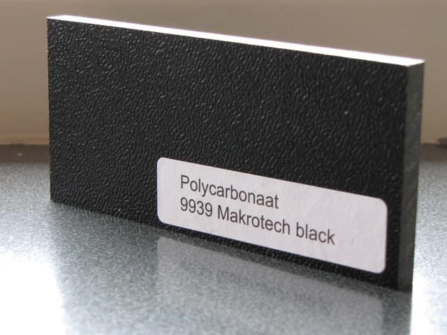 vleet Vel Adelaide Polycarbonaat plaat kleur zwart (dekkend) - Novoplast